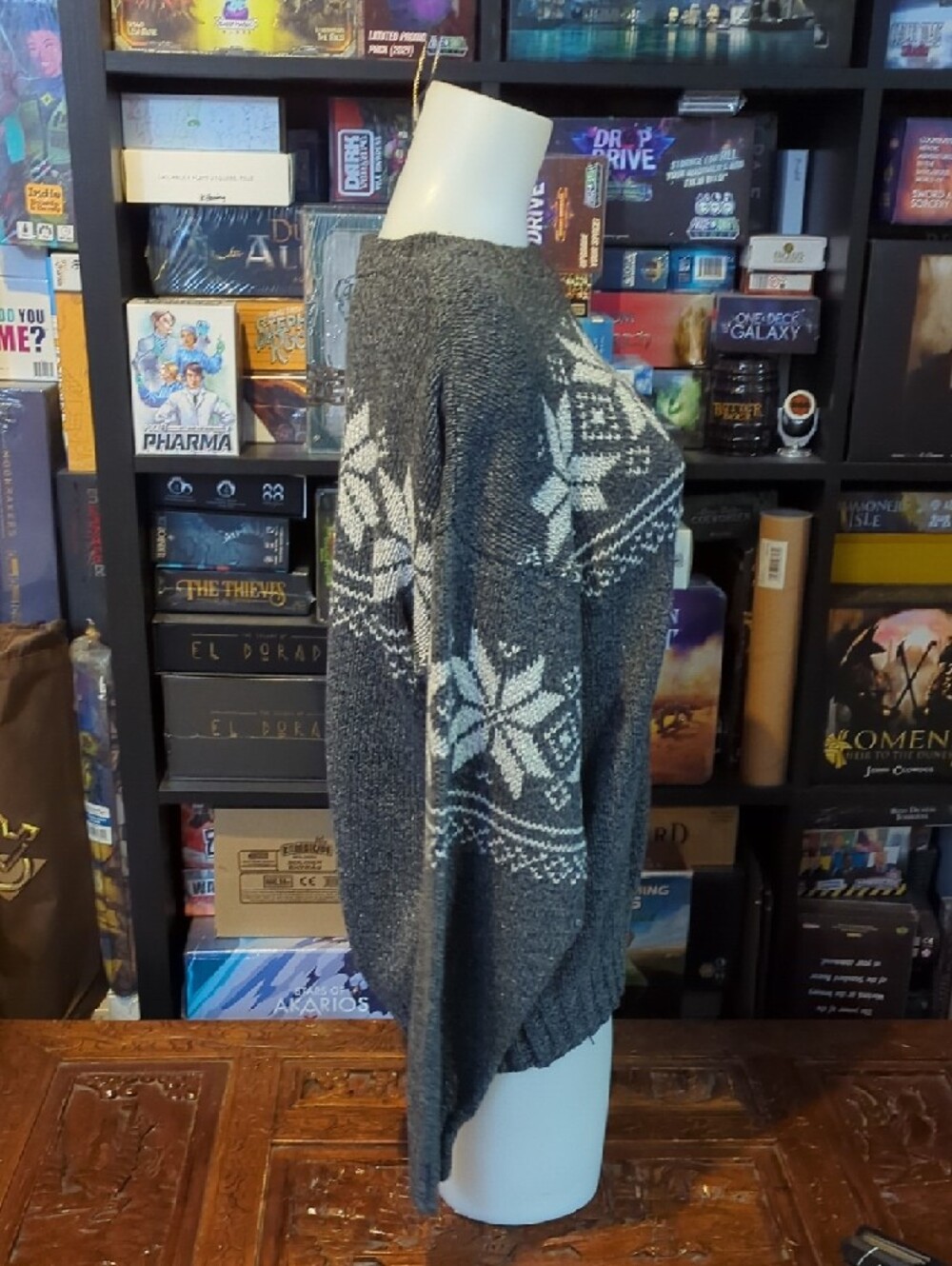 Size M 🍂 Weatherproof Vintage Nordic Snowflake Knit Sweater 🍂 - Picture 3 of 16